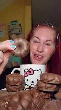 chocolate cookies and milk mukbang #cookies #chocolate #dessert #mukbang #eating