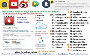 视频下载浏览器扩展 Chrome Extension: Video Download Helper