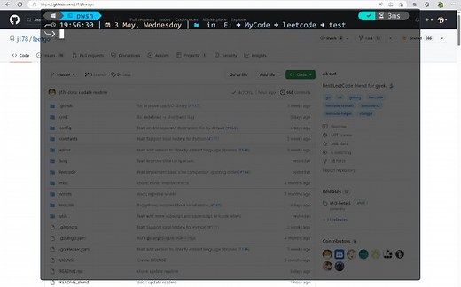 还在用网页刷leetcode吗，来看看windows终端下面用nvim刷题