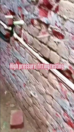 cpvc pipe fitting pressure testing with kitec pipe