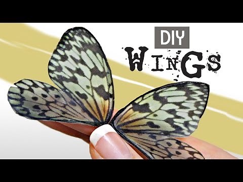Easy Wing DIY For Fairy, Dragon & Butterfly Projects- Oven-safe/Waterproof