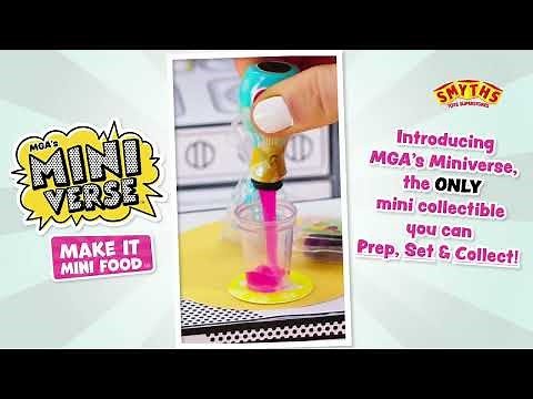 MGA's Miniverse Make it Mini Food - Berry Refresher - Smyths Toys