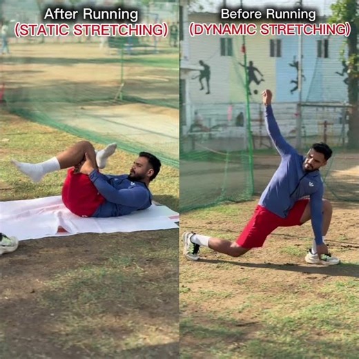 Running stretching before & after 🏃‍♂️#runner #stretching #stretchingexercises #exercise #🏃‍♂️