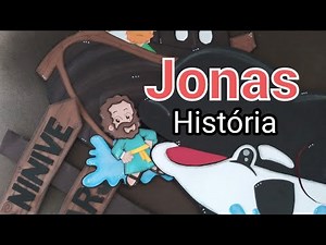 The story of Jonah with visual aids made by me - children's ministry - playful Bible story