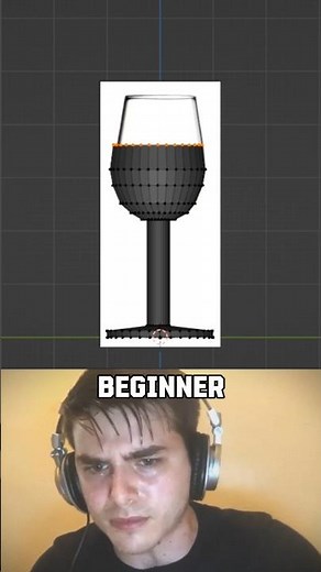 Blender Beginner vs Pro Glass Modeling