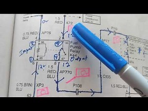 how to fix a car WITH FUEL PUMP RELAY. PROBLEMS ,WIRING DIAGRAM WITH MULTIMETER