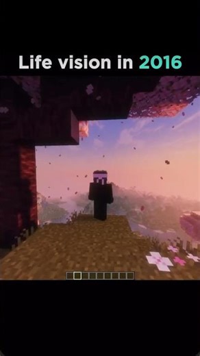 Minecraft Life Vision in 2016 vs 2026 ✨ #minecraft #short #shorts
