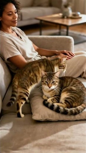 Hugging Tight = Trapping #catfacts #catbehavior