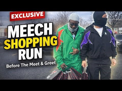 Behind The Scenes Shopping With Big Meech & Lil Meech Before The Event