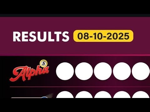 Uwinn lottery result today 08(10(2025 power7 grand6 spin5 4you max3