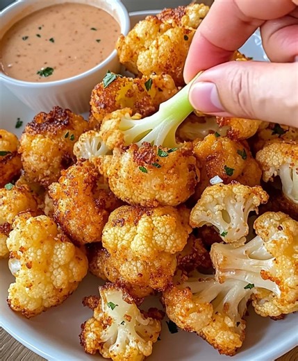 Baked cauliflower tastes better than meat! Crispy roasted cauliflower. Simply delicious! My Crispy Roasted Cauliflower recipe is a testament to the versatility and deliciousness of this humble vegetable. in Coʍmеոτ 💬 | Old fashioned recipe