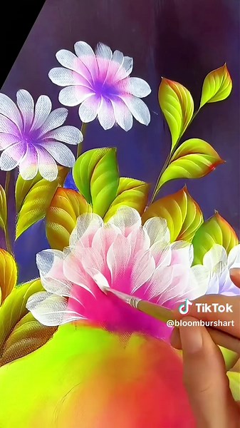 Mesmerizing One Stroke Flowers Painting Techniques