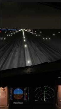 Night Time Take Off A320 Out Of Hamburg #microsoftflightsimulator2024