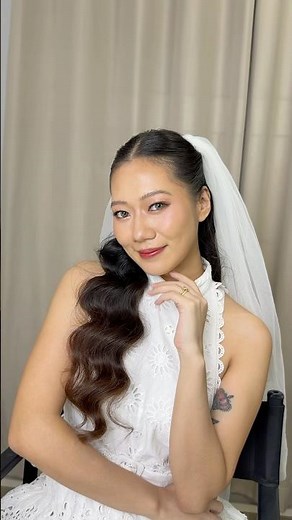 My Prettiest Thai Bride today for *Thai Bridal Makeup* 🥰 #makeup #bridalmakeup #makeupartist