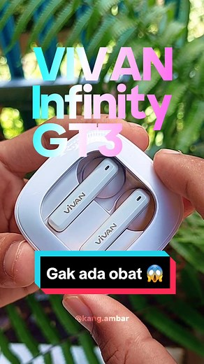 VIVAN Infinity GT3 Earbuds — TWS Bluetooth dengan ANC & 30 Jam Playtime