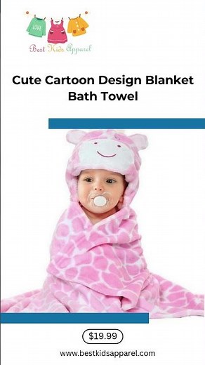 Wrap Your Baby in Softness – Adorable & Absorbent Bathrobes"🛁👶