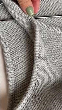 Kettle stitch without a needle: a quick video tutorial