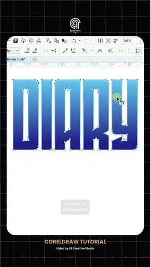 CorelDraw Tips | Use Convert to Curve #coreldraw #beginners #graphicdesigner
