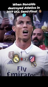 65K views · 1.9K reactions | When Ronaldo destroyed Atletico in 2017 UCL Semi-Final 略 | Vital football | Facebook