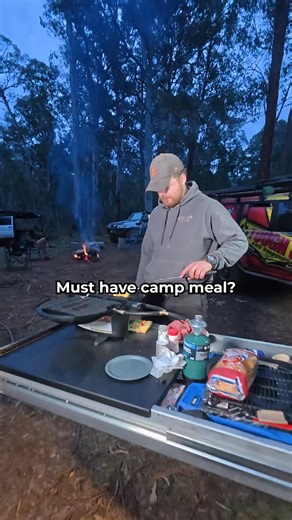4WD 24/7 on Instagram: "What's the 1 camp meal you ALWAYS cook? Jocko making smash burgers on the @nomadiqbbq.aunz - for a compact BBQ they get a great flame on those burgers! #camping #bbq #campcook #campfood #4x4 #4wd"