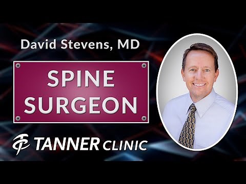 Spine Surgeon, Dr. David Stevens, Tanner Clinic at Layton Antelope Bldg A