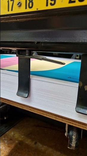 Book cover printing #offsetprinting #machine #paper