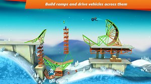 Silver Award-winning physics-puzzler Bridge Constructor Stunts goes on sale for £0.99 / $0.99