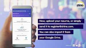 Finding the best opportunities is just a few steps away. Learn how to register yourself on www.shine.com. Register here: https://bit.ly/2HT4Uxa #ShineDotCom #Jobsearch #careergrowth #Jobchange | Shine.com