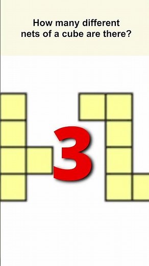How many nets does a cube have?