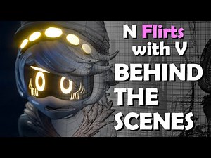 N Flirts with V - BEHIND THE SCENES! [Blender 5.0]
