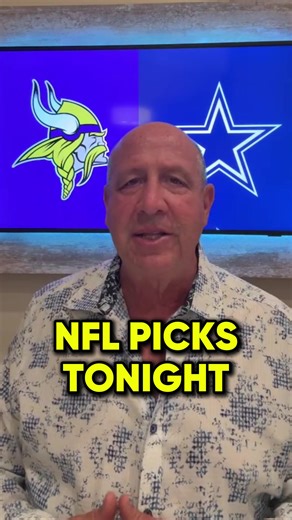 NFL Picks Tonight Vikings at Cowboys #dallascowboys #nfl #minnesotavikings #vikings #dakprescott
