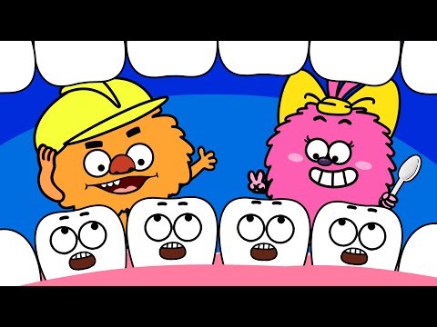 Brush Brush Brush Your Teeth Song - Tooth Monster Hacky Baby - Healthy Habits by Doctor Sophia