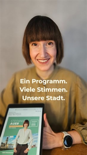 Stefanie Auer on Instagram: "Ich will Oberbürgermeisterin von Passau werden, weil ich überzeugt bin: Passau kann mehr. Das Wahlprogramm, das ich euch in den nächsten Tagen vorstelle, ist kein Soloprojekt. Es ist das Ergebnis vieler Gespräche, an der Haustür, im Kindergartenflur, mit Fachleuten und ehrenamtlich Engagierten. So ist ein Programm entstanden, das zeigt, wie wir Passau gemeinsam besser machen können. #PassauKannMehr #UniPassau #Passauliebe #passau #Kommunalwahl2026"