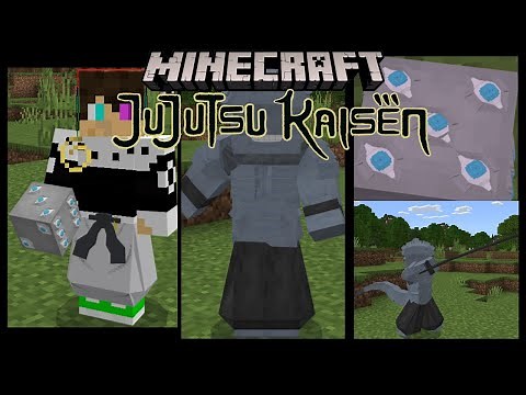 *UPDATE* Raichu JJK addon! Mahito Transformation, Black Flash, Prison Realm... (Minecraft JJK Addon)