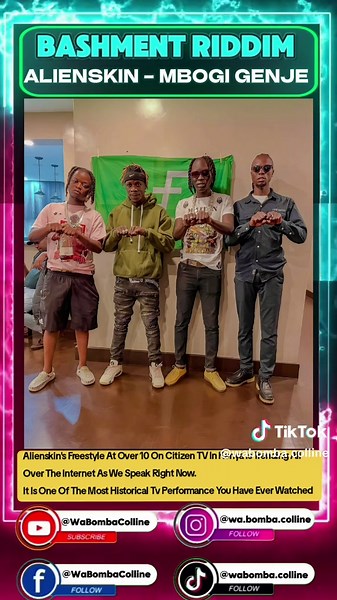 Alien Skin Freestyle on Citizen TV: A Historic Performance