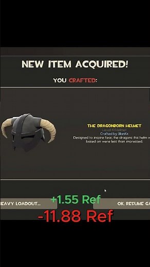 pt 1 crafting hats in tf2 #tf2 loss(
