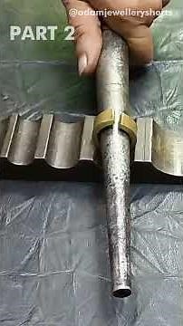 How to Make a Gear-Shaped Gold Ring 💍| Part- 02 #goldringmaking #jewellerydesign #handmadejewellery