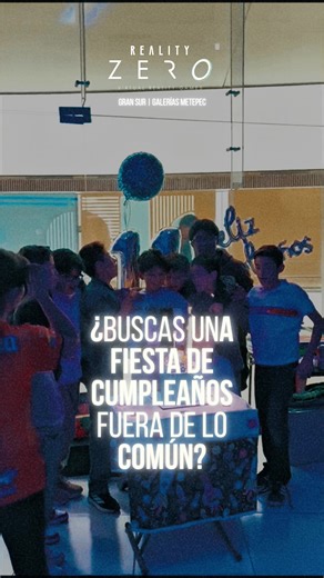 ¡Tu próximo cumpleaños no puede ser uno más! Hazlo épico en 🎮 Reality Zero: 🕹️ Más de 200 juegos de realidad virtual 🎢 Rides con movimiento real 🎁 Premios y diversión asegurada 🎈 Espacios decorados, atención personalizada y paquetes por persona Tú solo trae a los invitados… ¡nosotros nos encargamos del resto! 😎 📲 Cotiza tu fiesta por WhatsApp y celebra como nunca antes 📍 Gran Sur | Galerías Metepec