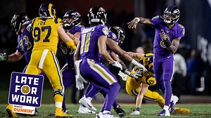 Late for Work: What Pundits Expect in Ravens-Rams Game