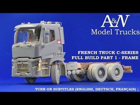 Renault C-series (scale 1/24) full test build. Part 1 - frame assembling