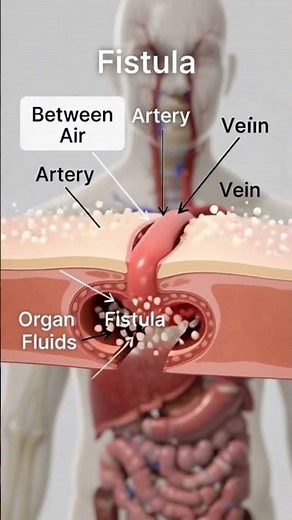 What Is a Fistula? Simple Medical Explanation in 3D