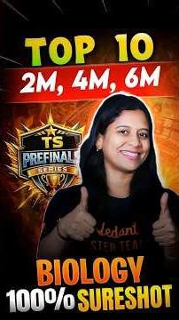 Most IMPORTANT BIOLOGY Questions for Class 10 💯| Sunaina Maam #vedantutelugu #tsssc #apssc