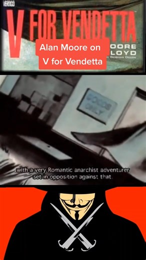 Alan Moore talks V for Vendetta #comics #comicbooks #alanmoore | Comic Concierge