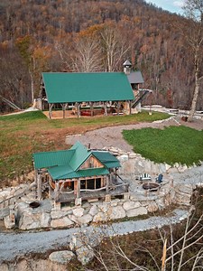 10K views · 74 reactions | Step into Skyline Lodge, where stress melts away, and fireside nights are the answer.  Skyline Lodge  Instagram.com/swopefamilyadventures Learn more about our rentals: linktr.ee/ravenrockmountain | Raven Rock Mountain | Facebook