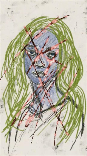 Painting Charcoal Portrait Time Lapse with Procreate on Apple Ipad Pro