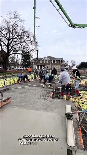 Concrete Sidewalk Finishing Using Bull Float | Construction Education.
