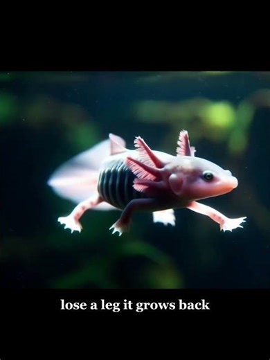 “This Animal Can Regrow Its Brain 😱 | The Axolotl Explained” #animalfacts #facts #animals