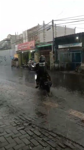 Heavy rain in West Java