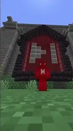 Fake window trick with Minecraft banners