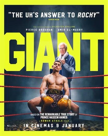 28K views · 384 reactions | #Repost @giantthemovie : The reviews are coming in… GIANT is “The UK’s answer to Rocky” (Express Online) ⭐️⭐️⭐️⭐️ (Daily Telegraph) 壘 Only in Cinemas from January 9. | Pierce Brosnan | Facebook